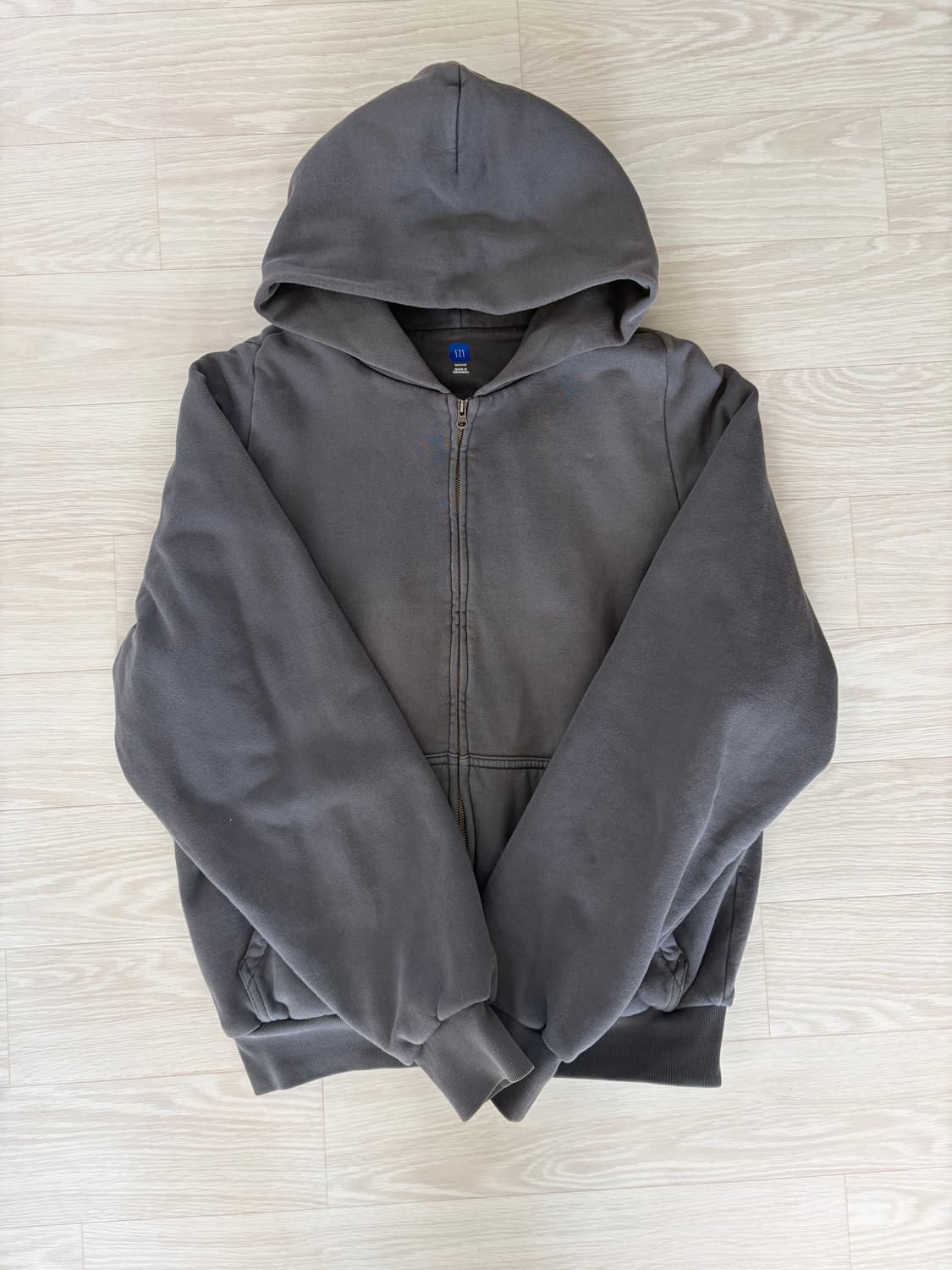 이지갭 다크 그레이 후드집업 상품이미지1