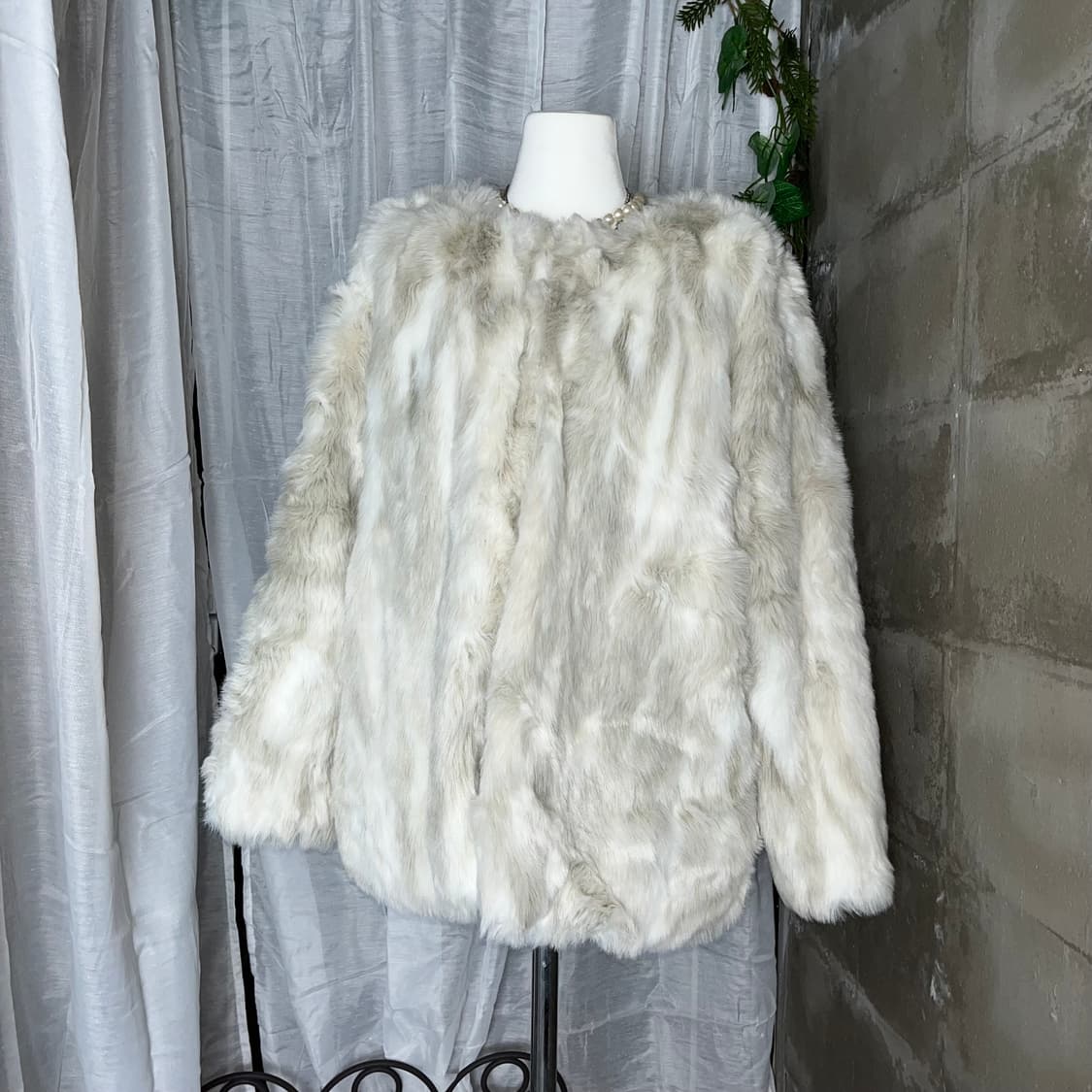 갸루 퍼 코트 자켓 상품이미지5