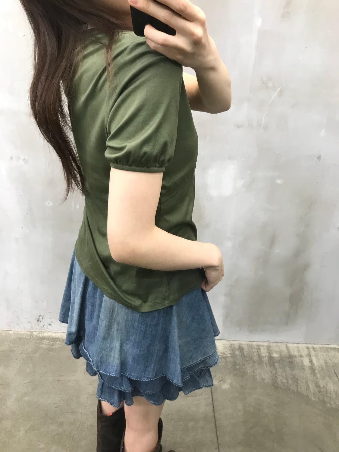 Frill half top 상품이미지4