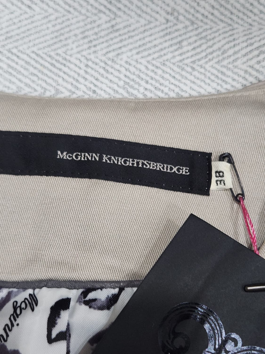 [55-66] 새상품 메긴나잇 언발란스 자켓 여성 55~66 상품이미지5