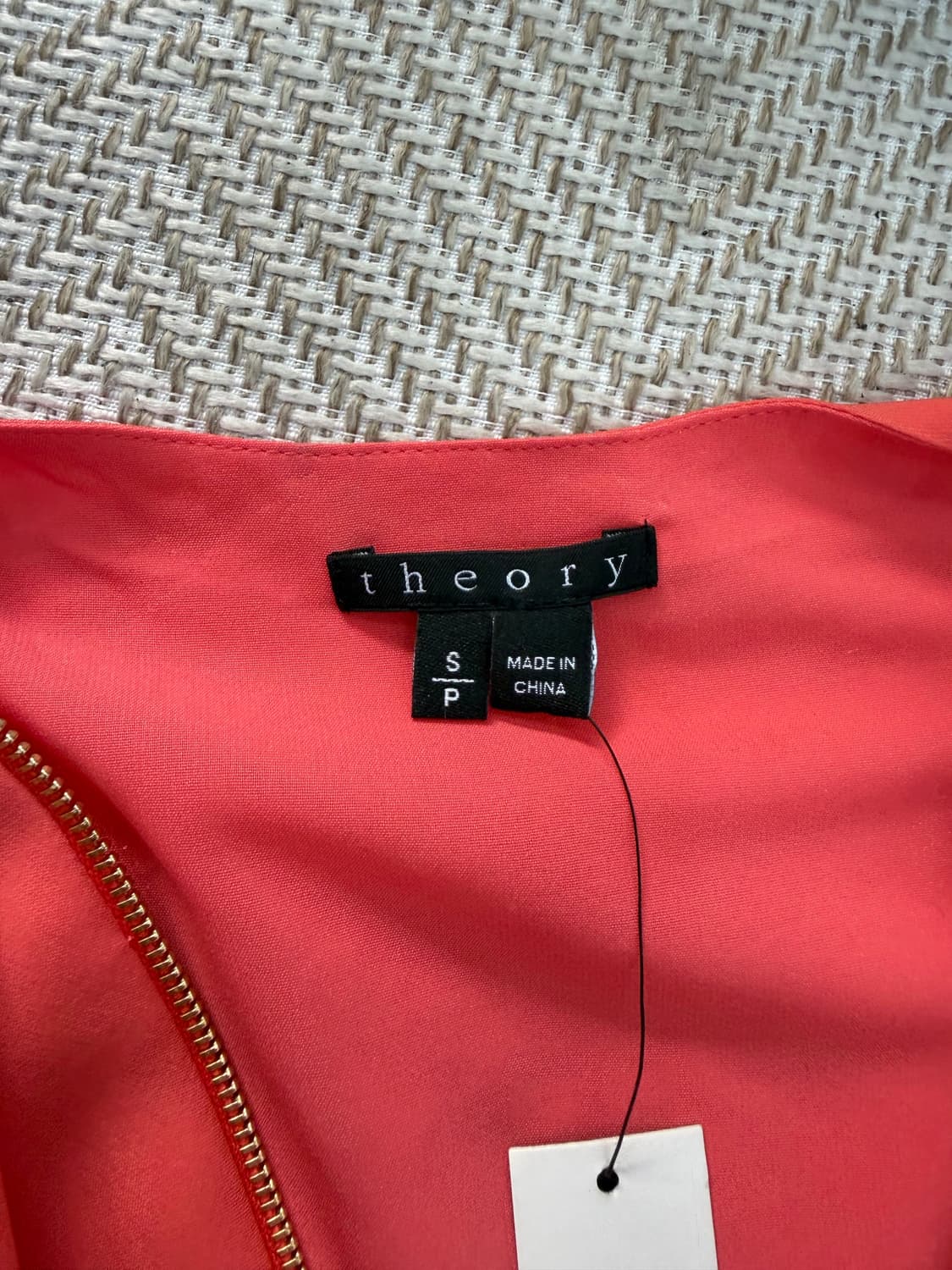 새제품) Theory 띠어리 코랄 롱 원피스 S 상품이미지7
