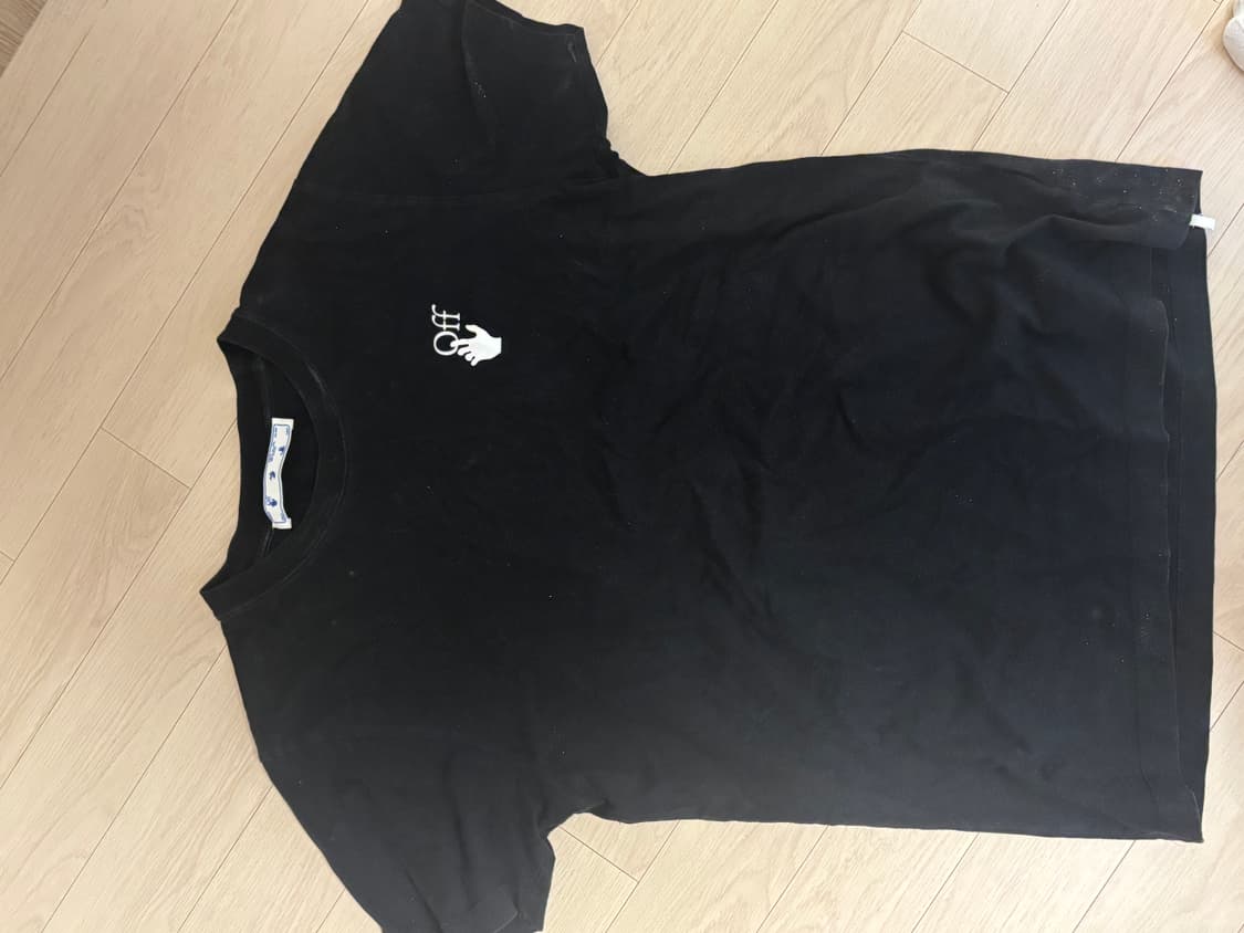 오프화이트 스프레이 반팔 라지 상품이미지2