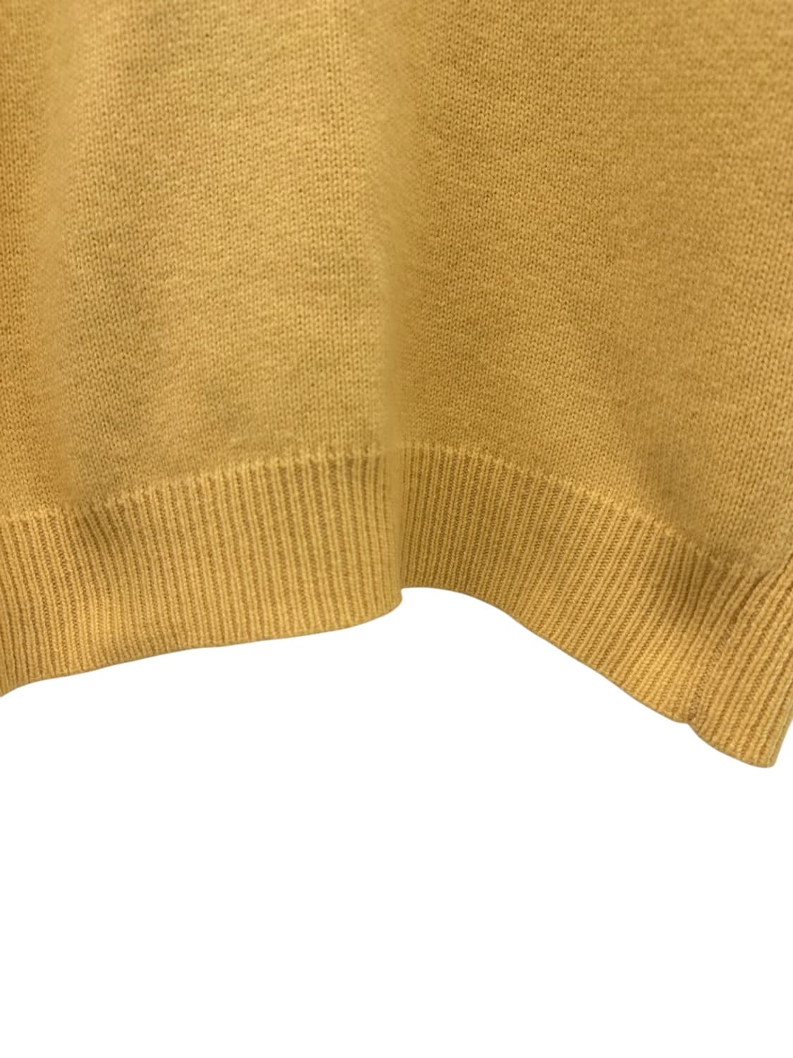 폴로 하프집업니트 옐로우 (XL)  상품이미지5