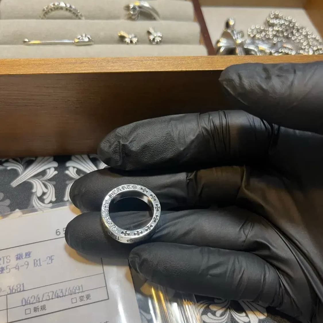 크롬하츠 퍽유링 6mm us4.5 상품이미지5