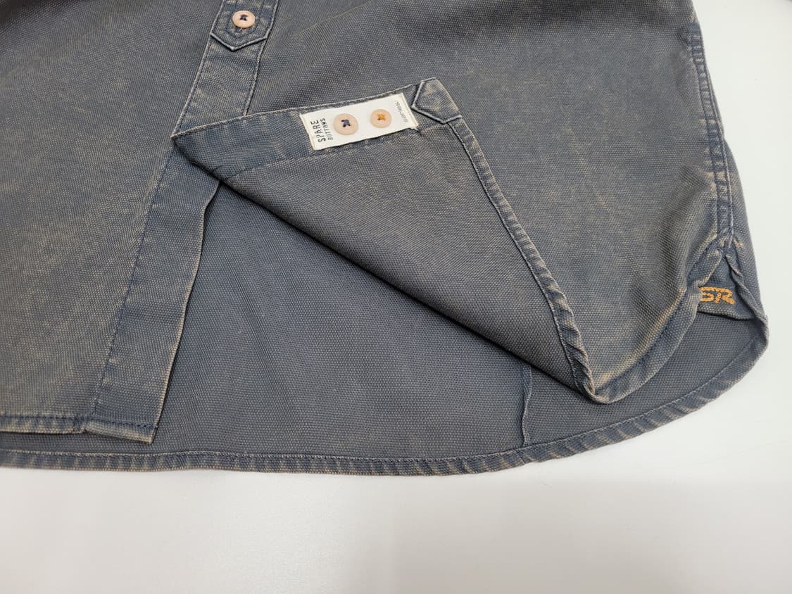 Series 시리즈 가먼트다잉 네츄럴 워싱 셔츠 / 남 95 BL
 상품이미지6