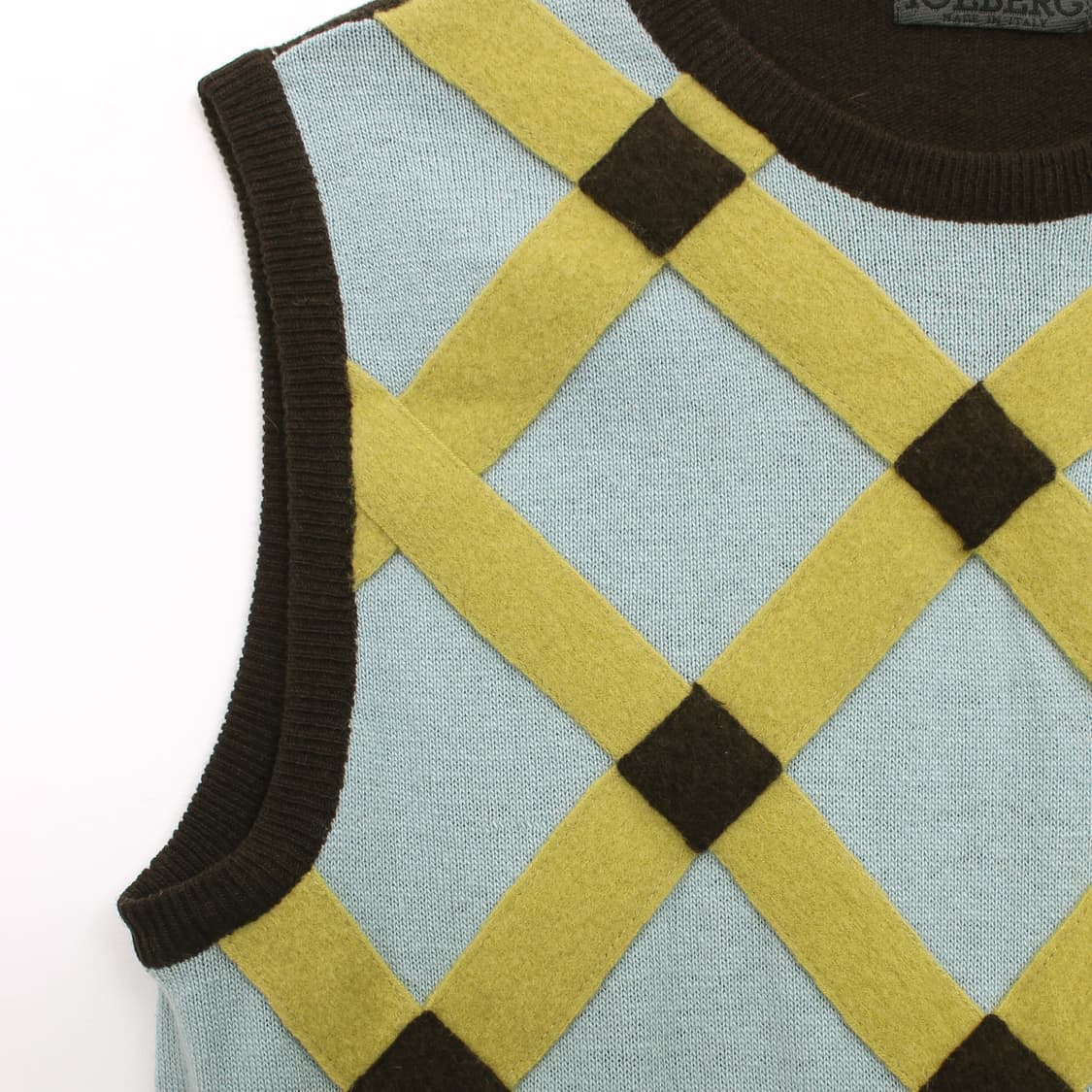 아이스버그 앙고라 울 니트 베스트 상품이미지3