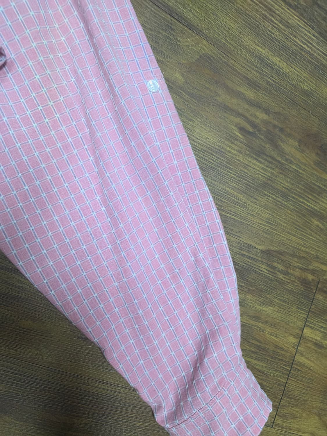 파르티멘토 체크박시 롤업 오버핏 셔츠 상품이미지5