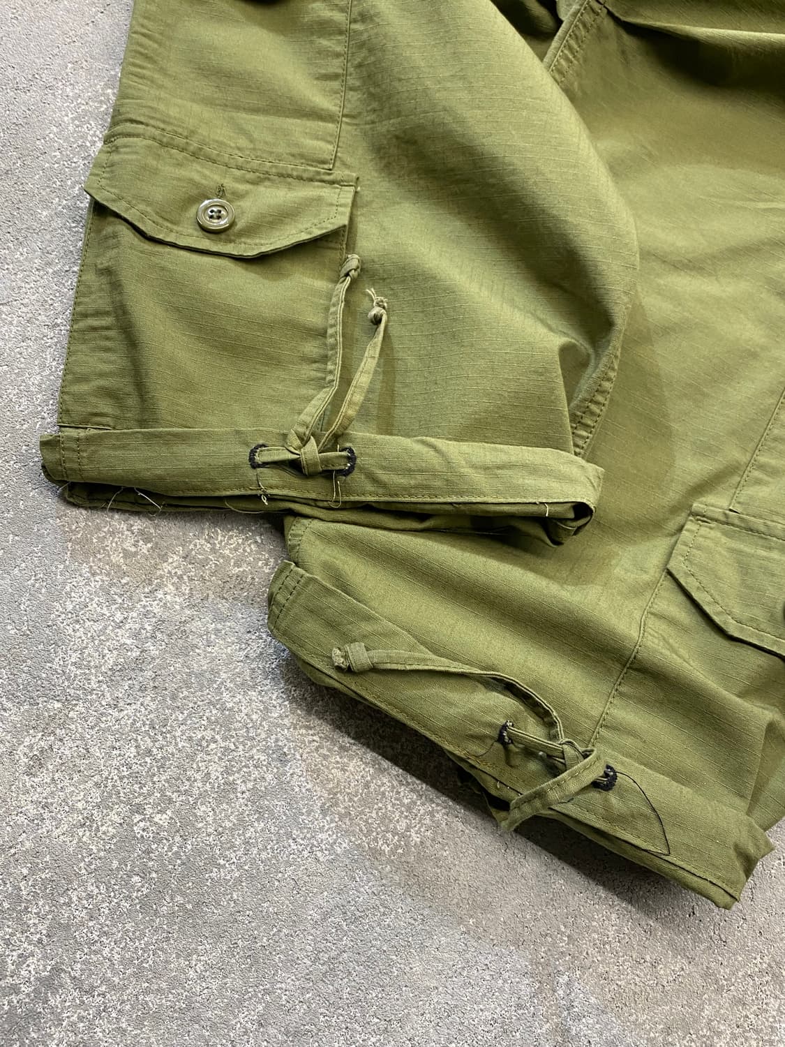 [L] Outstanding 아웃스탠딩 립스탑 밀리터리 몽키팬츠 상품이미지5