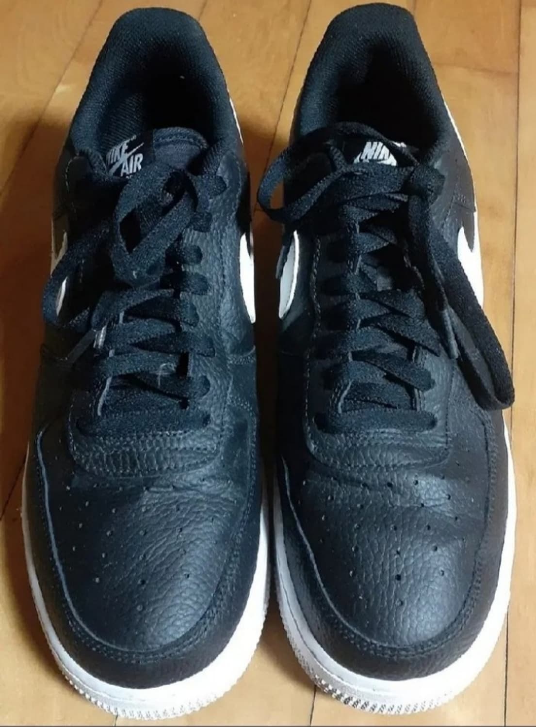 나이키 에어포스 1 07 블랙 화이트 로우 285 상품이미지2