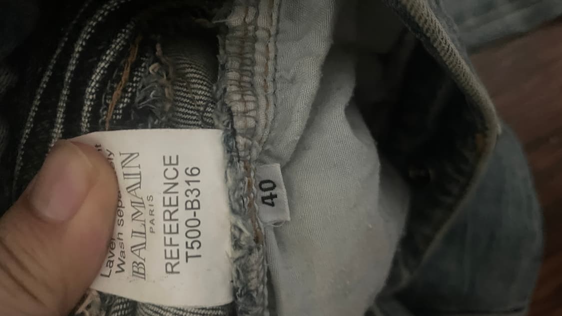 발망 바이커 청바지 상품이미지5