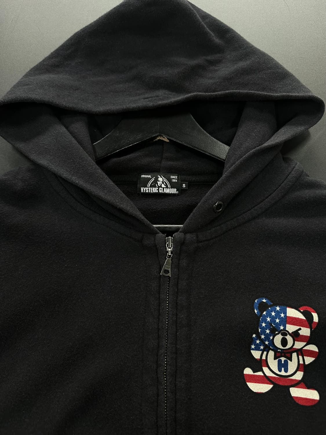 히스테릭글래머 성조기 퍽베어 후드집업 상품이미지7