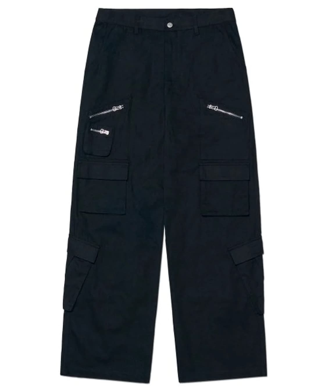 NOMANUAL SYMBOL MULTI CARGO PANTS - BLAC 상품이미지1