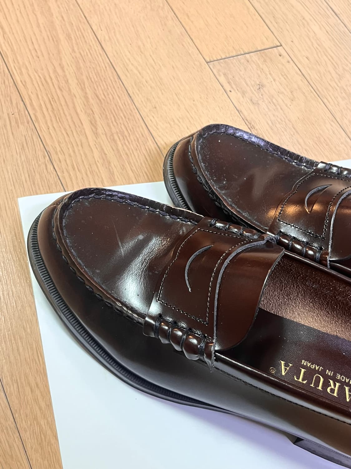 하루타 브라운 로퍼 240 상품이미지4