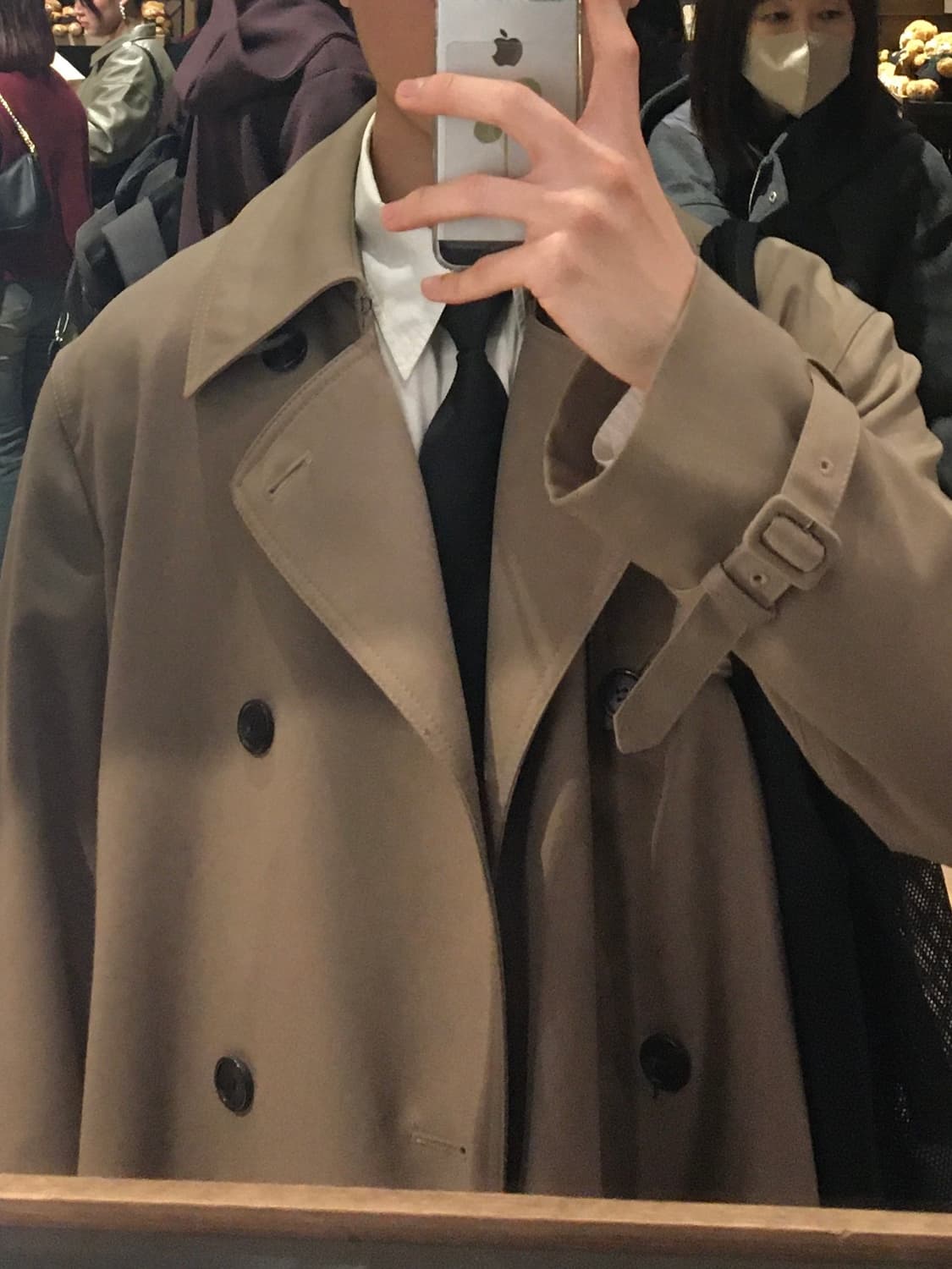 쿠어 울 트렌치 코트 s  상품이미지1