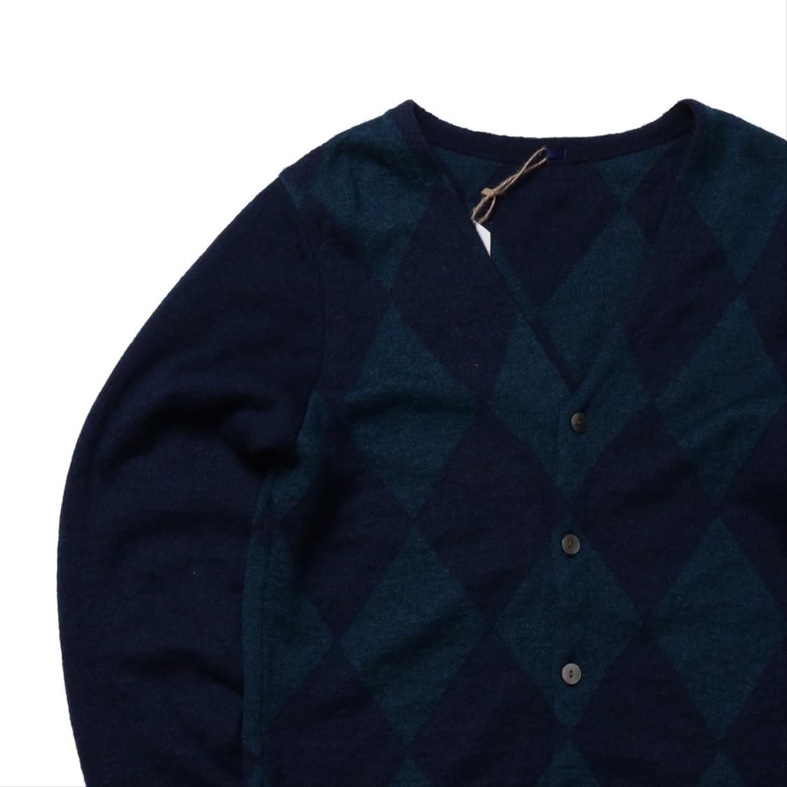 Maillot Argyle Pattern Cardigan     상품이미지2