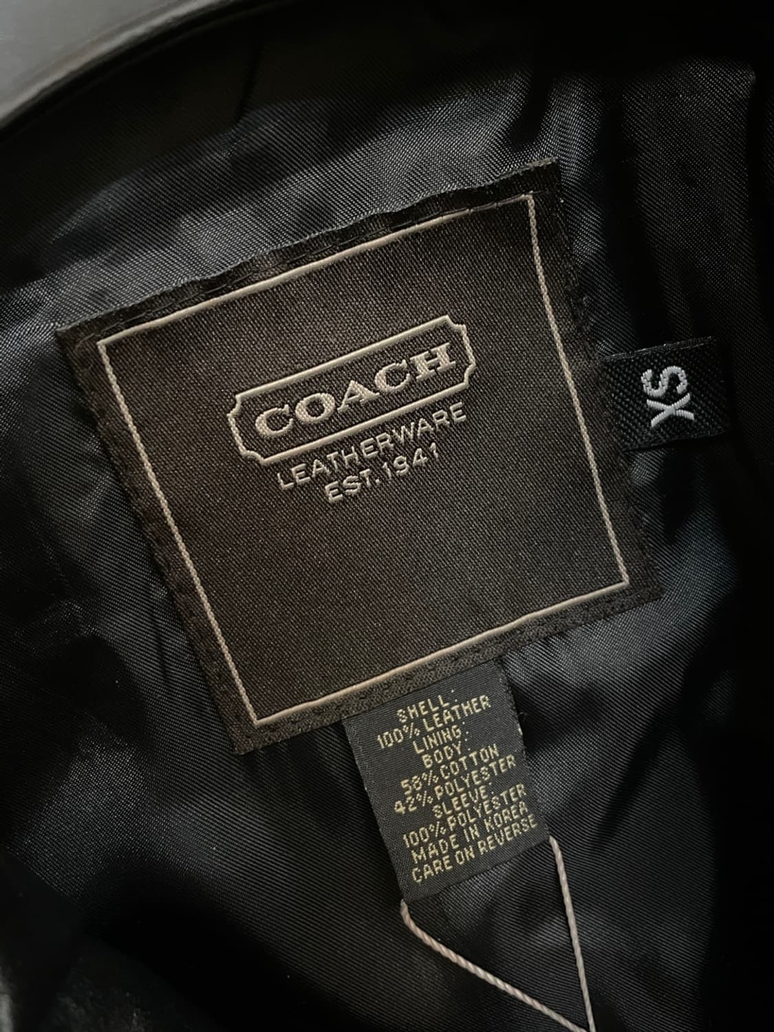 코치 램스킨 싱글 라이더 자켓 상품이미지5