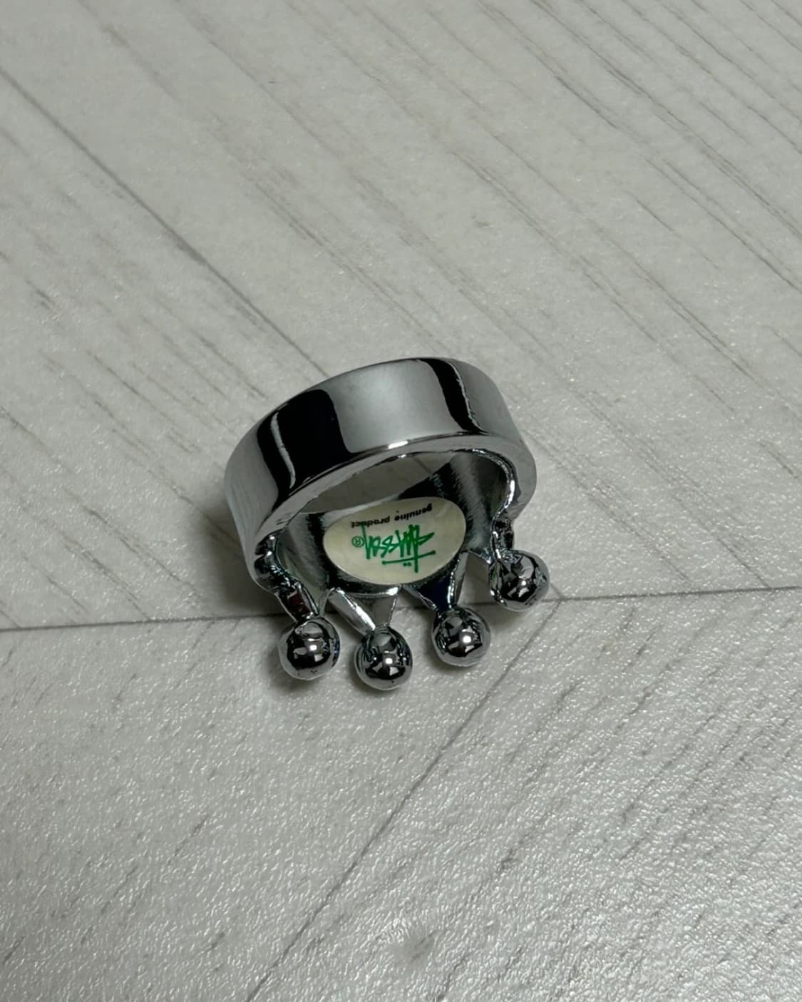 스투시 크라운 링 반지 상품이미지2