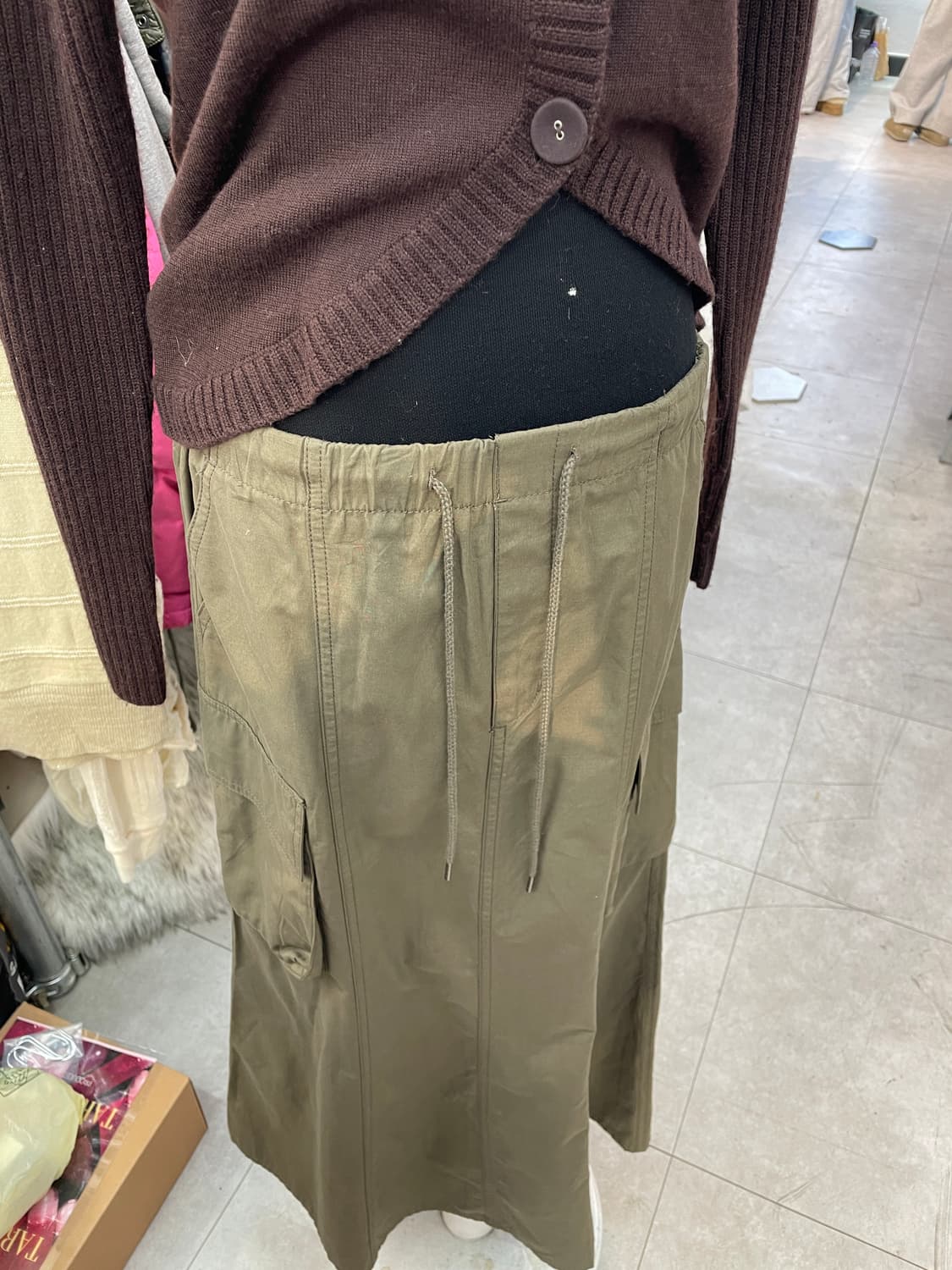 빈티지 GOA 무드 카고 스커트 상품이미지4