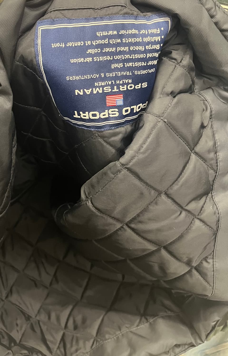 90s 폴로 스포츠 아노락 그린 점퍼 상품이미지10