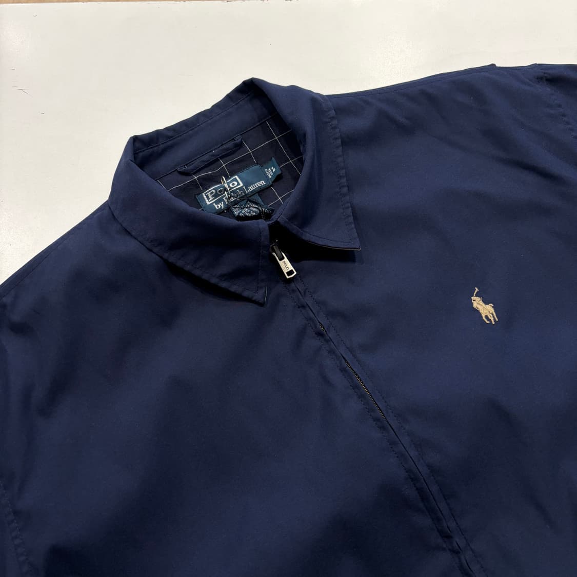 [L] 폴로 랄프로렌 폴리 네이비 블루종 집업 자켓 D504 상품이미지3