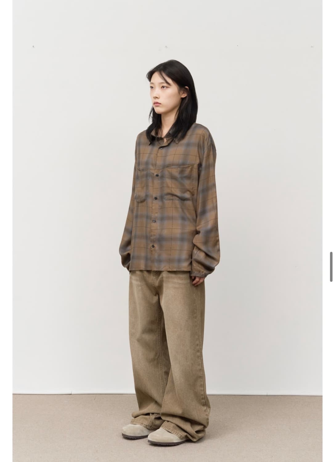 하이파이펑크 샌드베이지 부츠컷 데님 상품이미지3