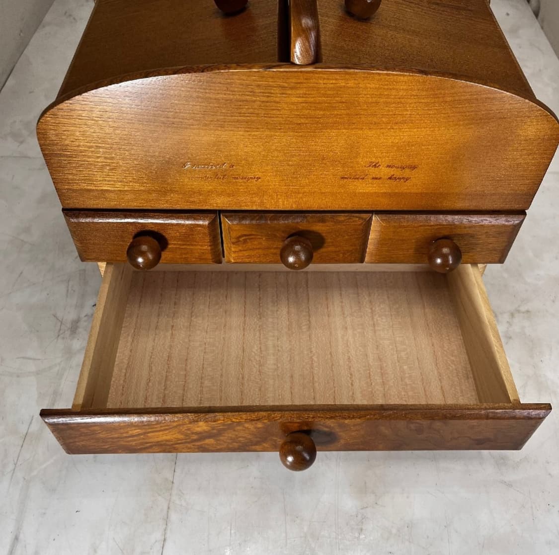 슈케어박스 원목 보관함 3단 라운드 상품이미지10