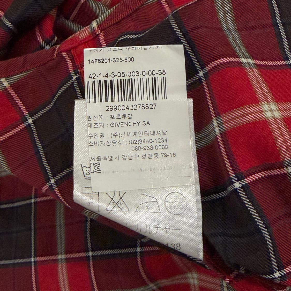 [38] 지방시 체크셔츠  상품이미지8