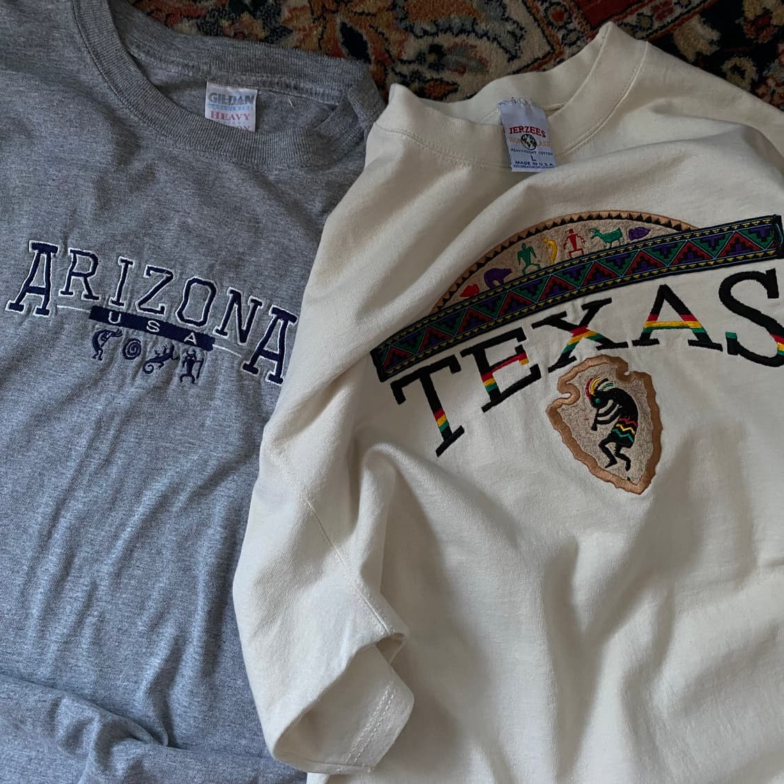 🌊USA Texas 자수 티셔츠 상품이미지8