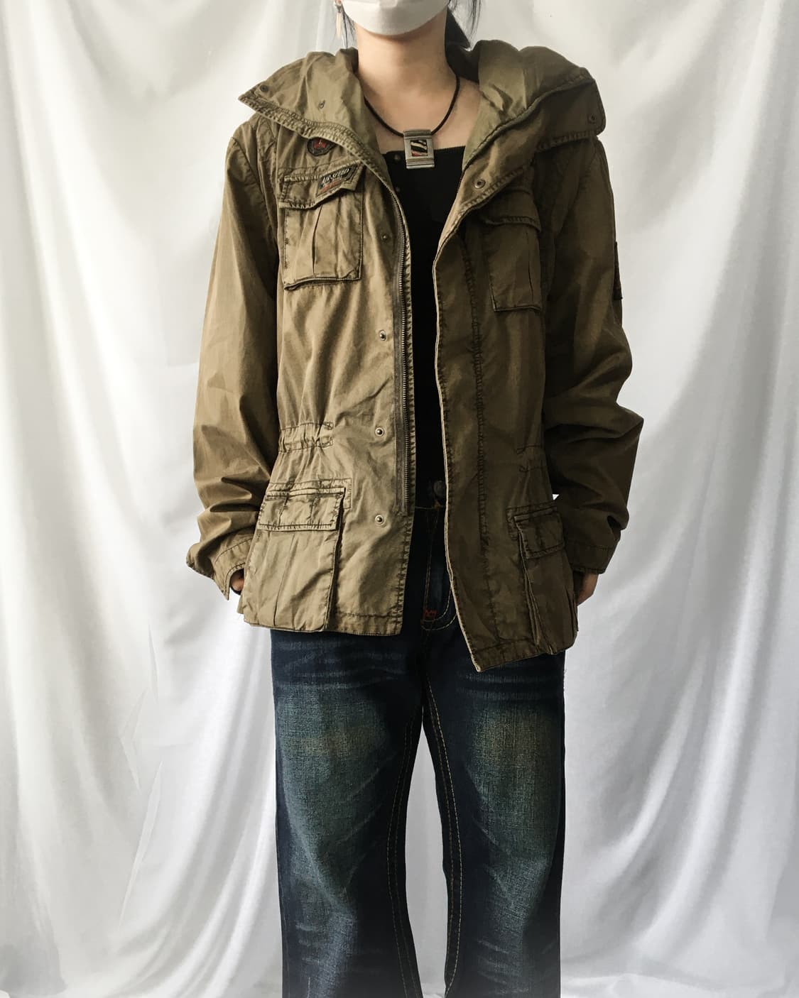 High neck filed jacket 상품이미지6