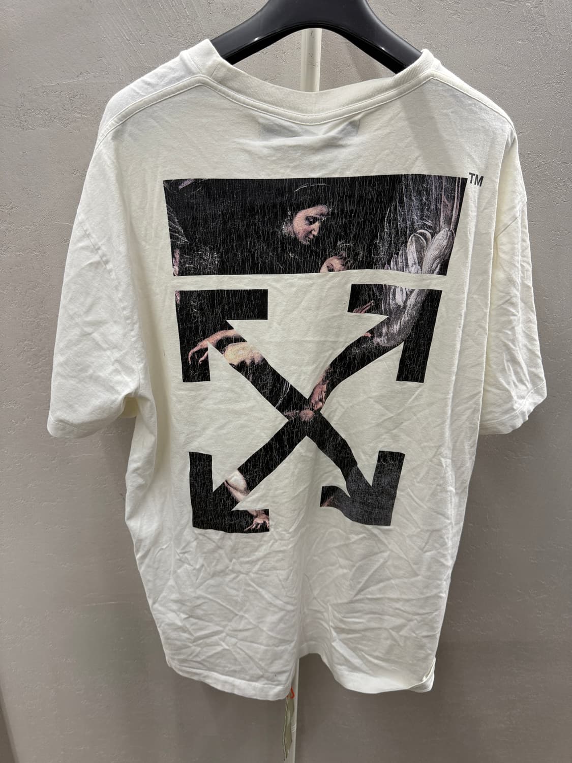 오프화이트 정품 메인라벨 반팔티 XL 상품이미지5