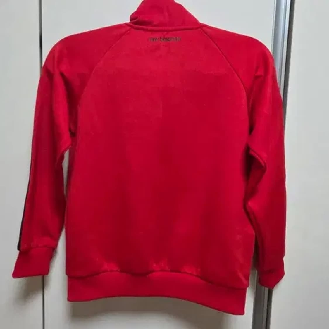 뉴발란스 키즈 남아 트레이닝 집업 자켓 레드 상품이미지2