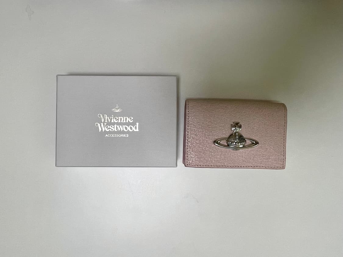 비비안웨스트우드 핑크 카드지갑 일본한정 상품이미지5