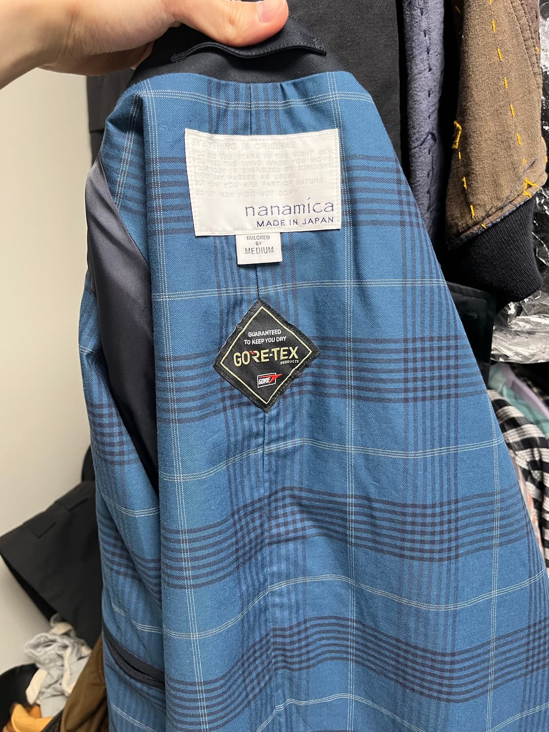 나나미카 고어텍스 발마칸 네이비 M사이즈 상품이미지9