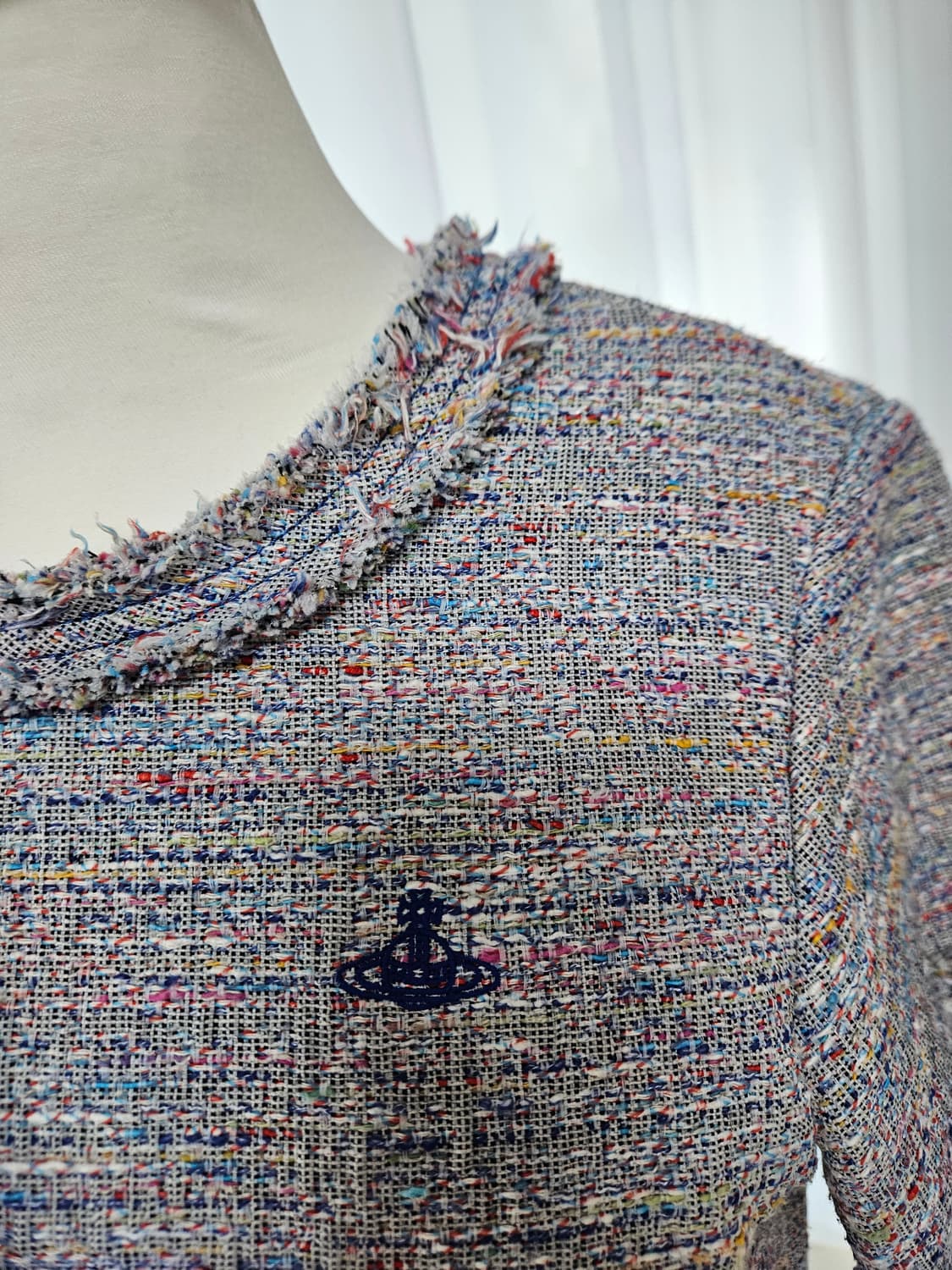 비비안웨스트우드 트위드 반팔티셔츠 상품이미지3