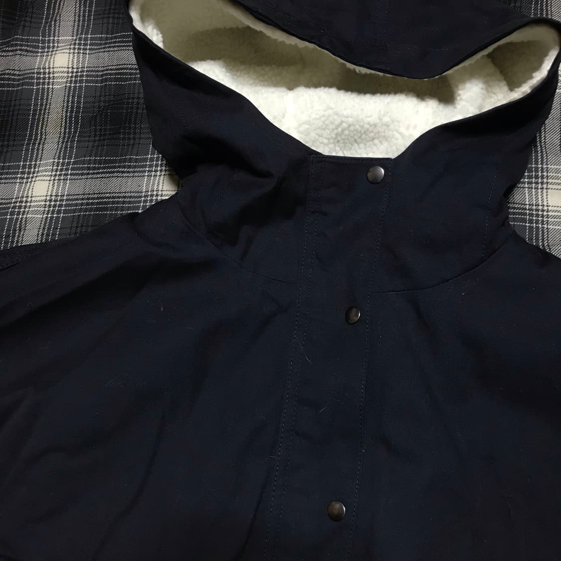 지유 재팬라인 네이비 m65 피쉬테일 숏 풀셋 파카 xl 상품이미지2