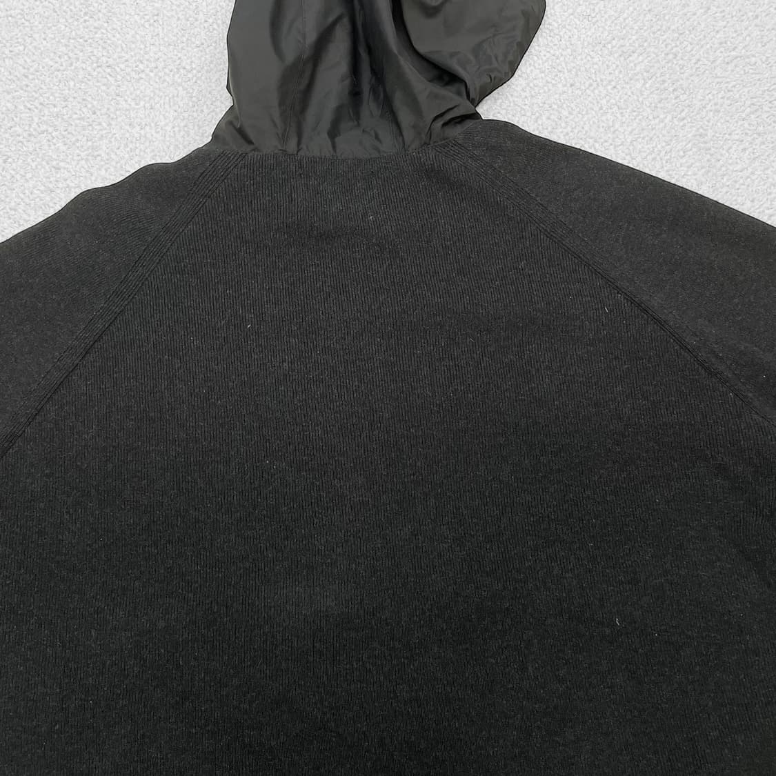 바버 Barbour 인터내셔널 알비 배플 경량 니트 후드 집업 상품이미지4