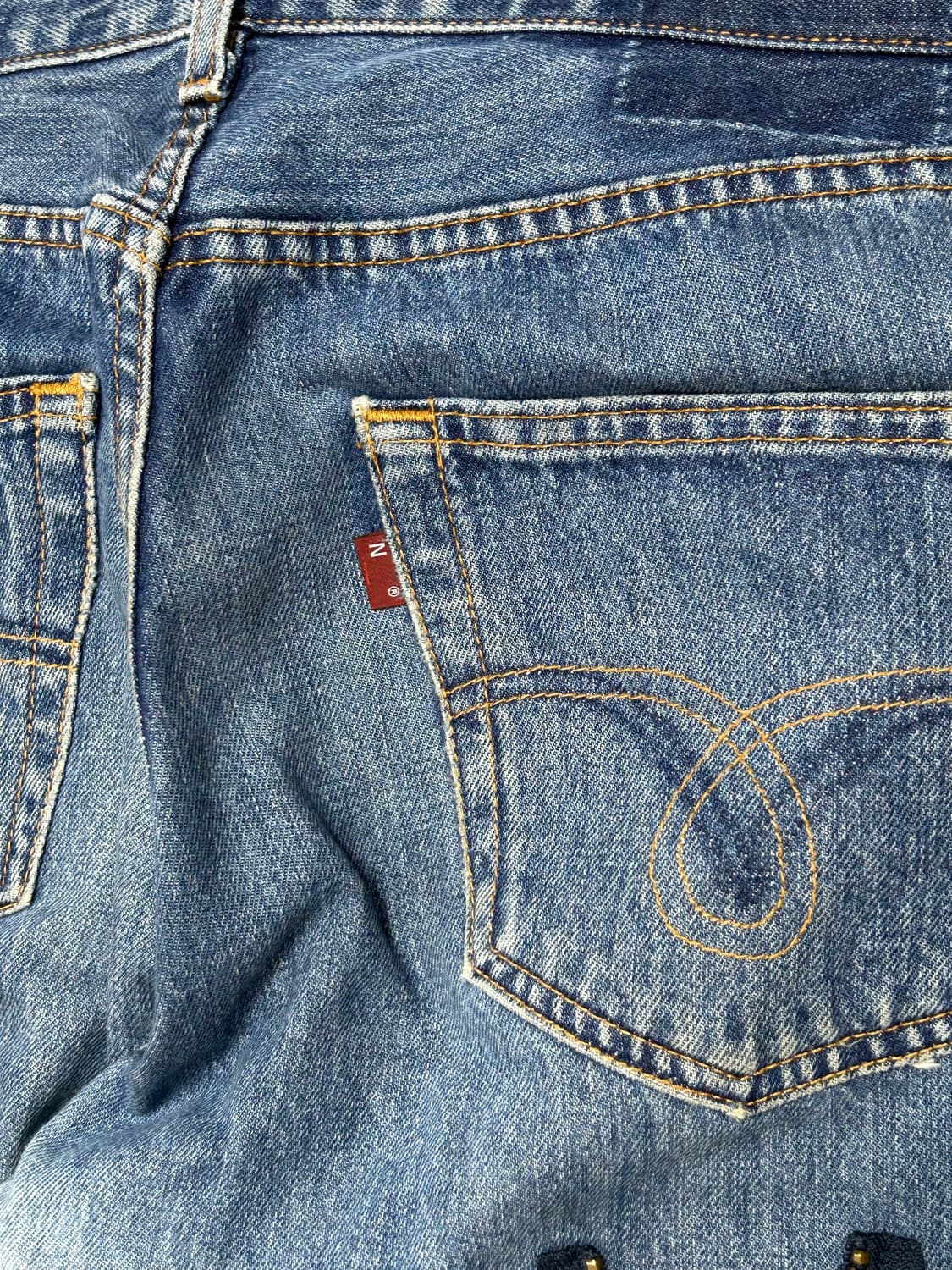 (33)리빌드 바이 니들스 백지퍼 데님팬츠 상품이미지5