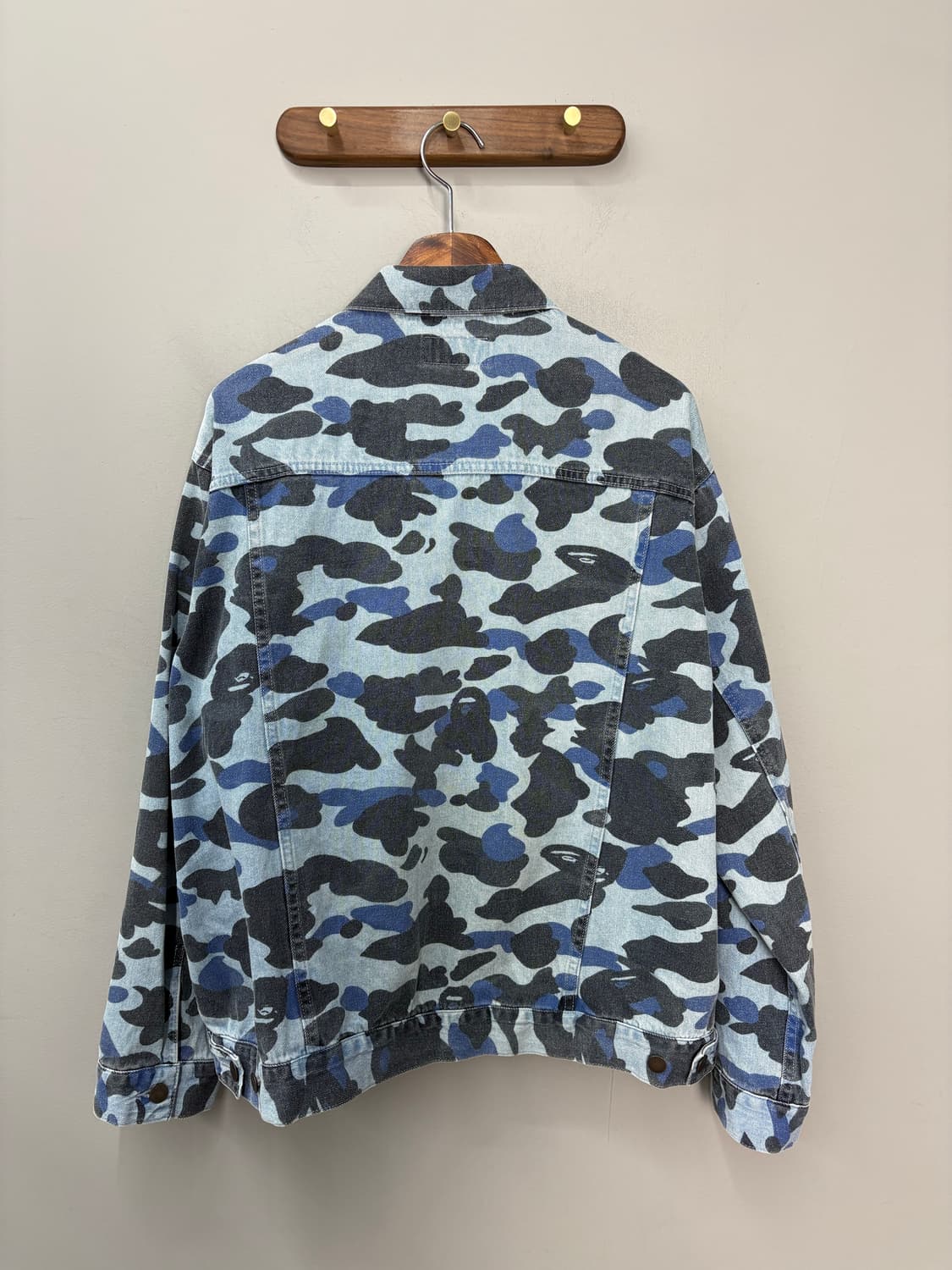 베이프 블루 카모데님 자켓 A3066 상품이미지5