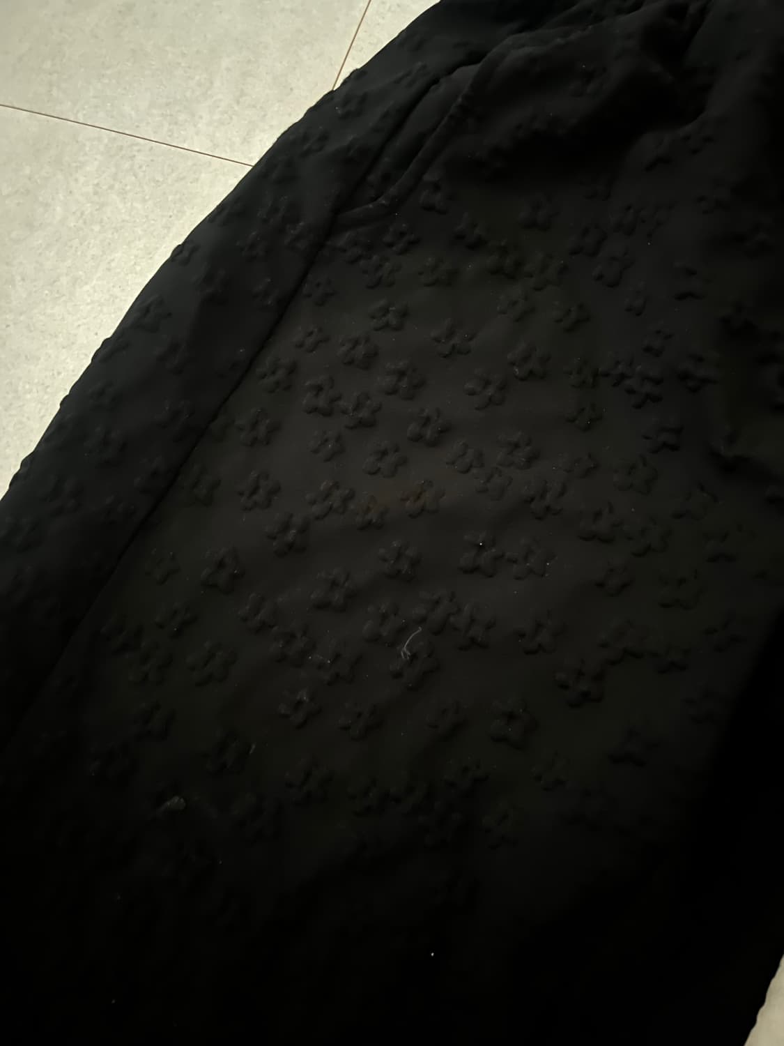 err 엠보 플라워 팬츠 상품이미지4