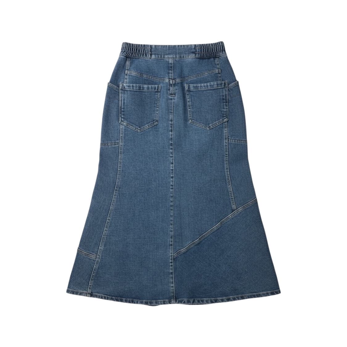 O'2nd 데님 롱 스커트 (페미닌 빈티지 데일리) 상품이미지3