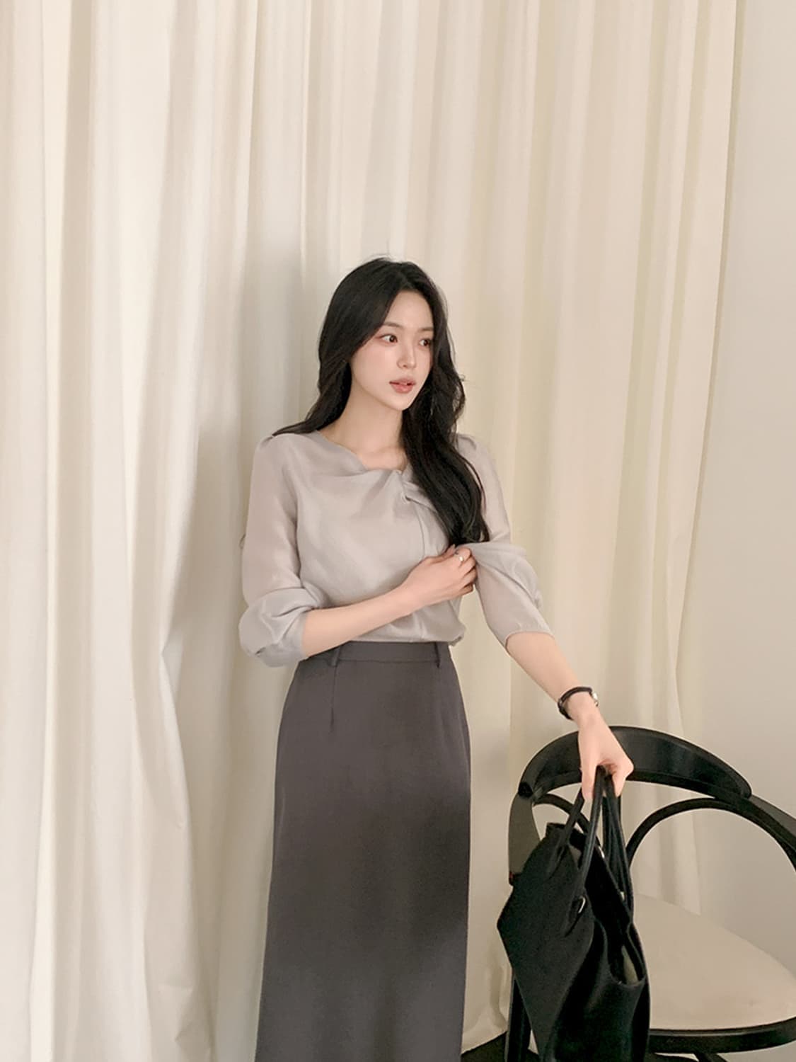 [새상품] 렌느 블라우스  상품이미지3