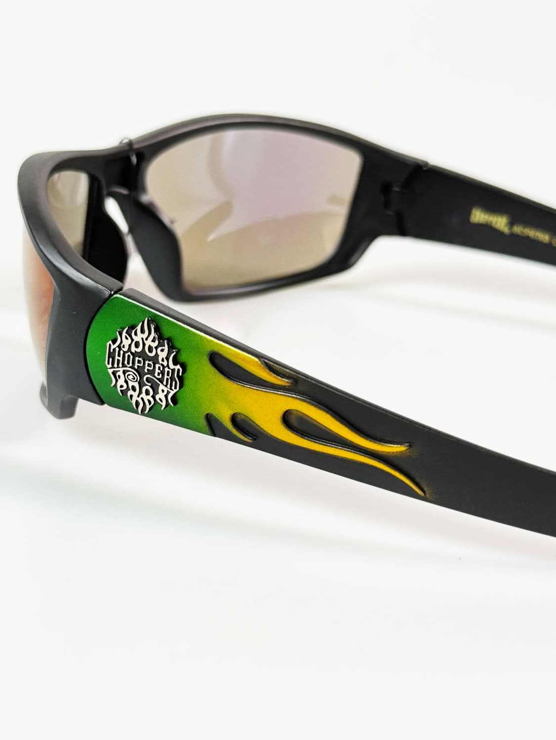 CHOPPERS 맷블랙 랩어라운드 스포티 바이커 빈티지 선글라스 상품이미지5