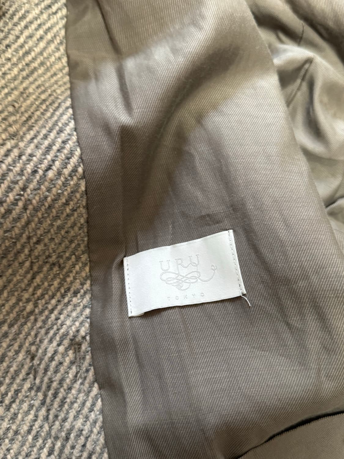 URU tokyo 우루도쿄 더플 코트 베이지그레이 2사이즈 상품이미지7