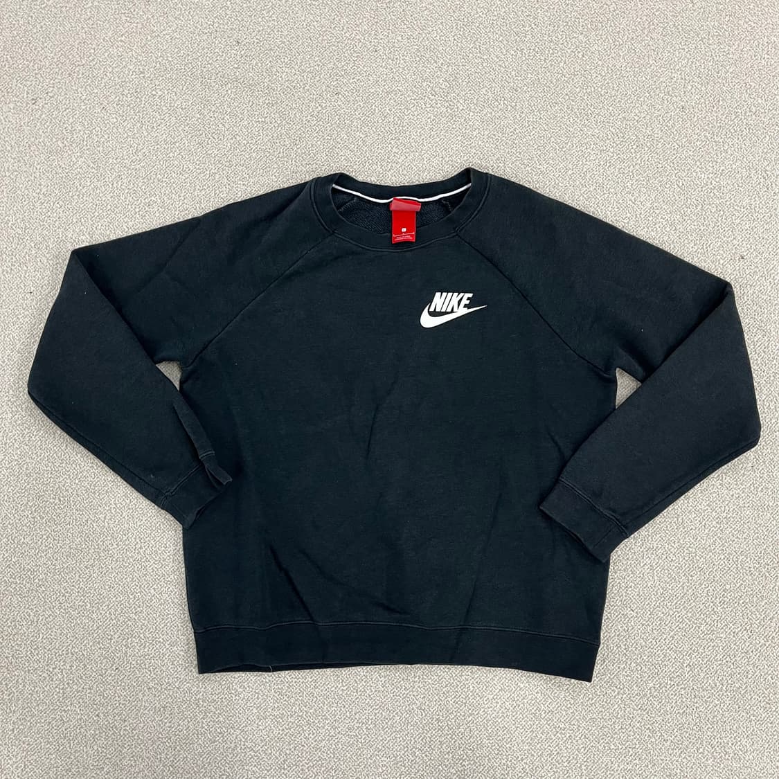 L 나이키 스우시 블랙 맨투맨 0129M1 상품이미지1