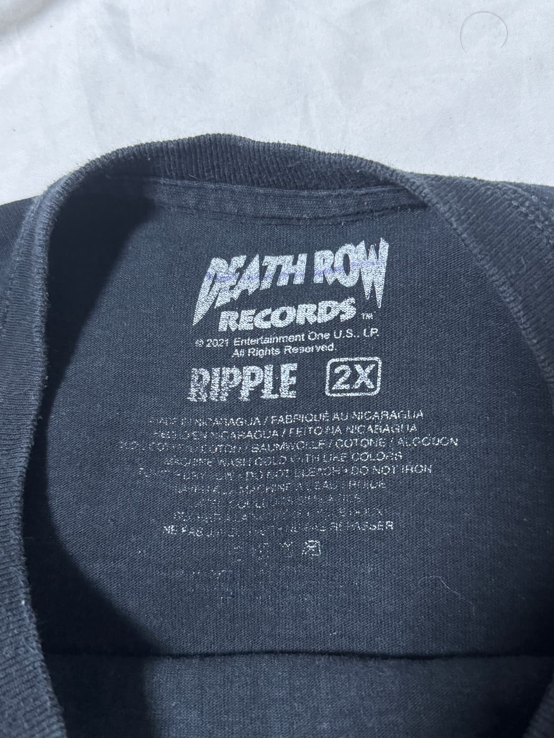 Death row records 티셔츠 스눕독 닥터 드레 힙합 상품이미지4