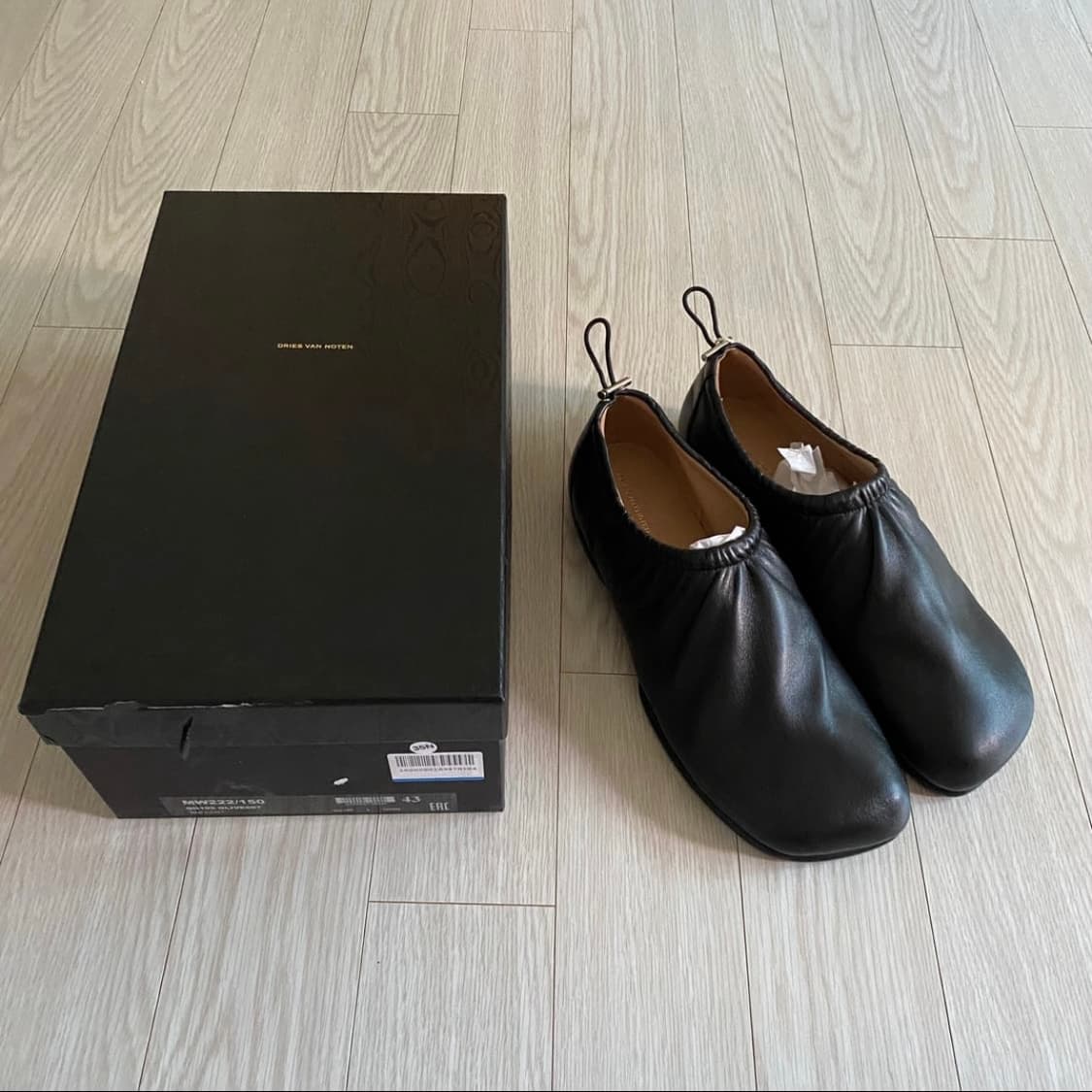 [43] 드리스 반 노튼 드로스트링 로퍼 블랙 상품이미지2