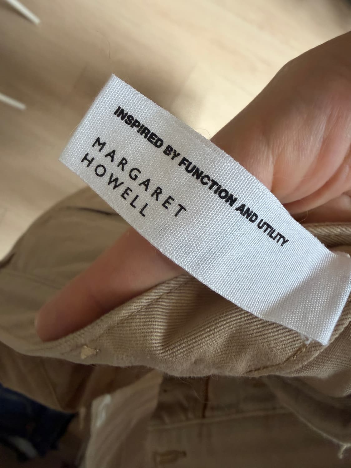 마가렛호웰 mhl 팬츠 베이지 상품이미지3