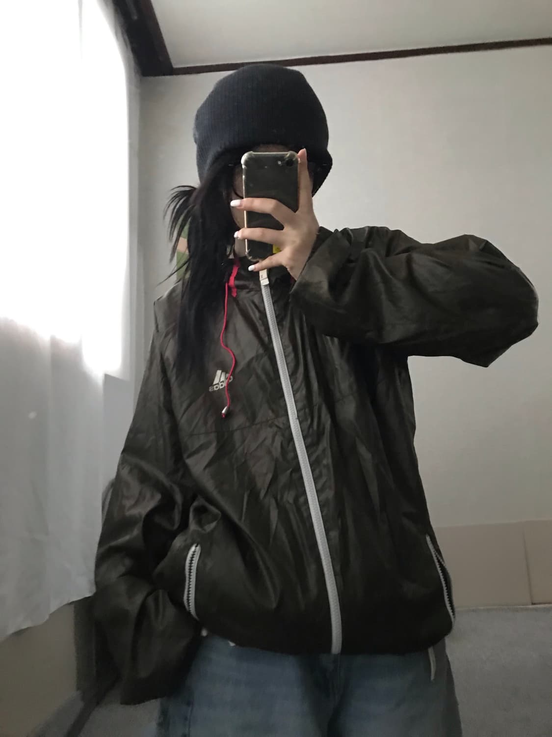 아디다스 브라운 윈드브레이커 상품이미지2