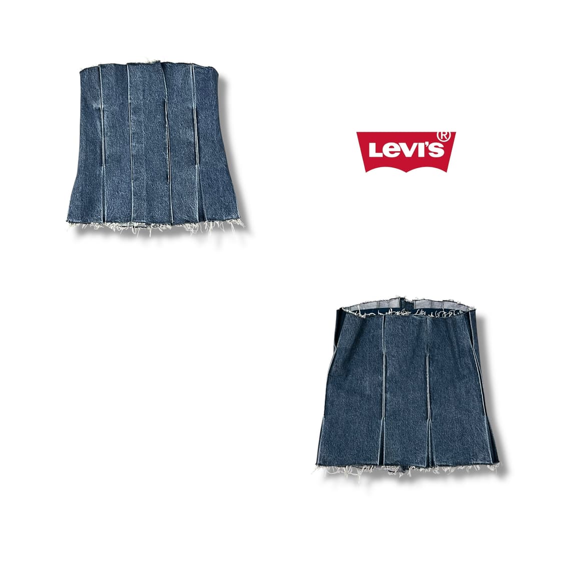  리바이스 데님 플리츠 스커트 y14231 상품이미지1