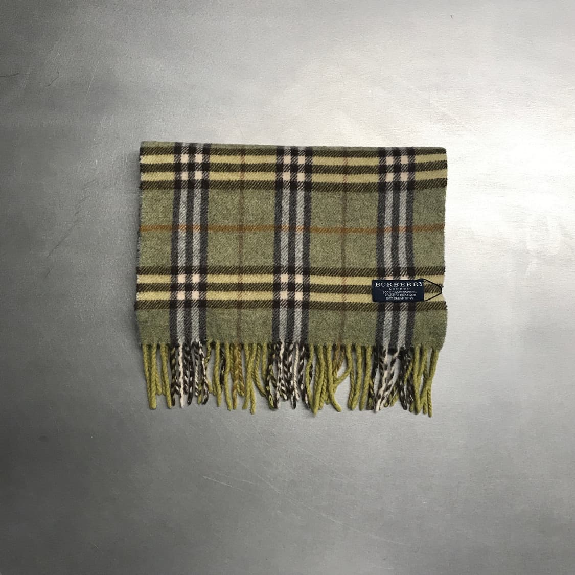 버버리 정품 램스울 머플러 카키 상품이미지2